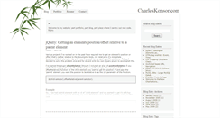 Desktop Screenshot of charleskonsor.com