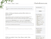 Tablet Screenshot of charleskonsor.com